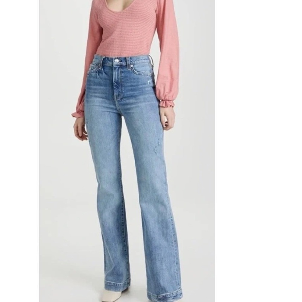 7 For All Mankind Ultra High Rise Dojo Jeans Size 30